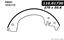 Drum Brake Shoe CE 111.01730