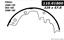 Drum Brake Shoe CE 111.01800