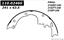 Drum Brake Shoe CE 111.02460