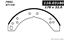 Drum Brake Shoe CE 111.03180