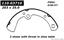 Drum Brake Shoe CE 111.03710