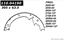 Drum Brake Shoe CE 111.04190