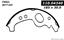 Drum Brake Shoe CE 111.04340