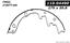 Drum Brake Shoe CE 111.04490