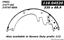 1999 GMC K3500 Drum Brake Shoe CE 111.04520