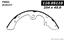 Drum Brake Shoe CE 111.05110