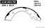 1986 Honda Accord Drum Brake Shoe CE 111.05170