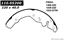 2003 Chrysler PT Cruiser Drum Brake Shoe CE 111.05200