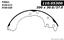 Drum Brake Shoe CE 111.05300