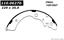 1992 Honda Accord Drum Brake Shoe CE 111.06270