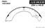 Drum Brake Shoe CE 111.06330