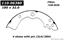 2008 Nissan Tsuru Drum Brake Shoe CE 111.06380