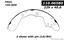 2000 Mitsubishi Galant Drum Brake Shoe CE 111.06580