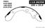 1994 Mercury Tracer Drum Brake Shoe CE 111.06590