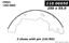 1994 Mercury Villager Drum Brake Shoe CE 111.06650