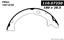 1993 Mercury Grand Marquis Parking Brake Shoe CE 111.07250