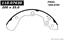 1998 Kia Sephia Drum Brake Shoe CE 111.07630