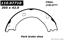 1999 GMC Sierra 2500 Parking Brake Shoe CE 111.07710