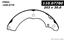 2004 Mitsubishi Lancer Drum Brake Shoe CE 111.07780