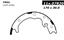 Parking Brake Shoe CE 111.07820