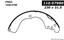 Drum Brake Shoe CE 111.07980