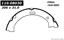 Parking Brake Shoe CE 111.08030