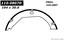 Parking Brake Shoe CE 111.08070