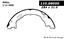 2008 Ford Crown Victoria Parking Brake Shoe CE 111.08090