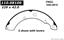 2004 Chrysler PT Cruiser Drum Brake Shoe CE 111.08100