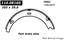 1999 Mercedes-Benz SL500 Parking Brake Shoe CE 111.08160