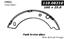 Parking Brake Shoe CE 111.08210