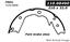 2006 Honda Pilot Parking Brake Shoe CE 111.08490