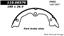 Parking Brake Shoe CE 111.08570