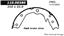 Parking Brake Shoe CE 111.08580