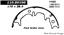 2000 Toyota Camry Parking Brake Shoe CE 111.08590