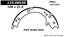 Parking Brake Shoe CE 111.08630