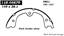 2007 Nissan Murano Parking Brake Shoe CE 111.08670