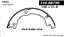 Parking Brake Shoe CE 111.08730