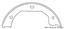 Parking Brake Shoe CE 111.08770