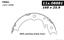 Parking Brake Shoe CE 111.08881