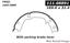 2000 Hyundai Sonata Parking Brake Shoe CE 111.08891