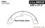 1998 Mazda Millenia Parking Brake Shoe CE 111.08920