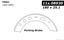 Parking Brake Shoe CE 111.08930