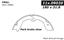 Parking Brake Shoe CE 111.09020