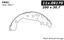 2013 Toyota Yaris Drum Brake Shoe CE 111.09170