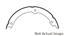 2012 Toyota Sequoia Parking Brake Shoe CE 111.09430