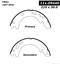 Parking Brake Shoe CE 111.09440