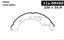 2012 Toyota Corolla Drum Brake Shoe CE 111.09450