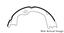 Parking Brake Shoe CE 111.09470