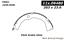 2014 Cadillac CTS Parking Brake Shoe CE 111.09480